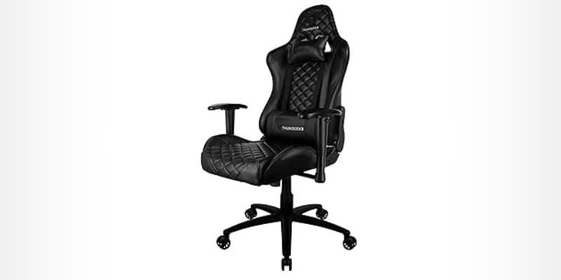 Cadeira Gamer Profissional TGC12 Preta - ThunderX3