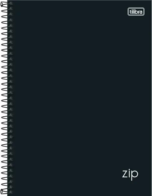 3. Caderno Espiral 10 Matérias Zip - Tilibra