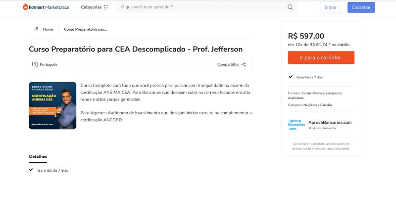 Curso para CEA Anbima Descomplicado